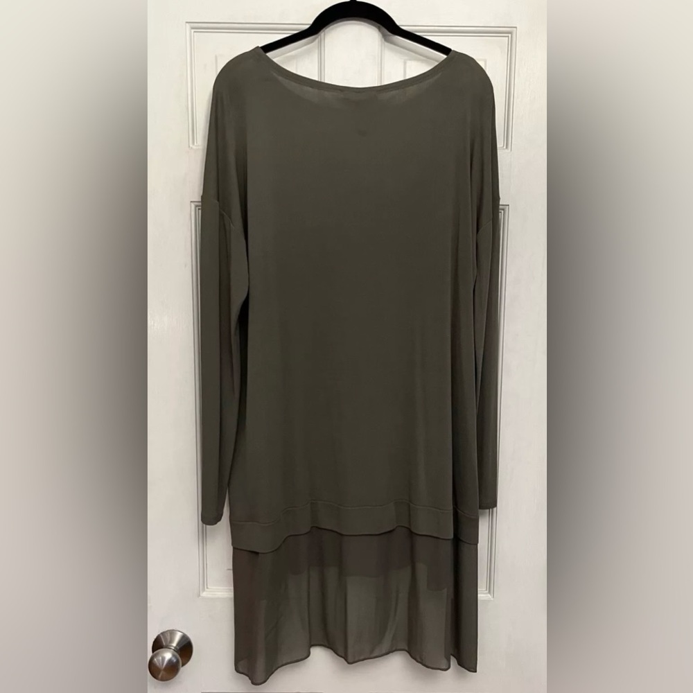 NWT Eileen Fisher Stretch Silk Jersey Tunic - Picture 3 of 7